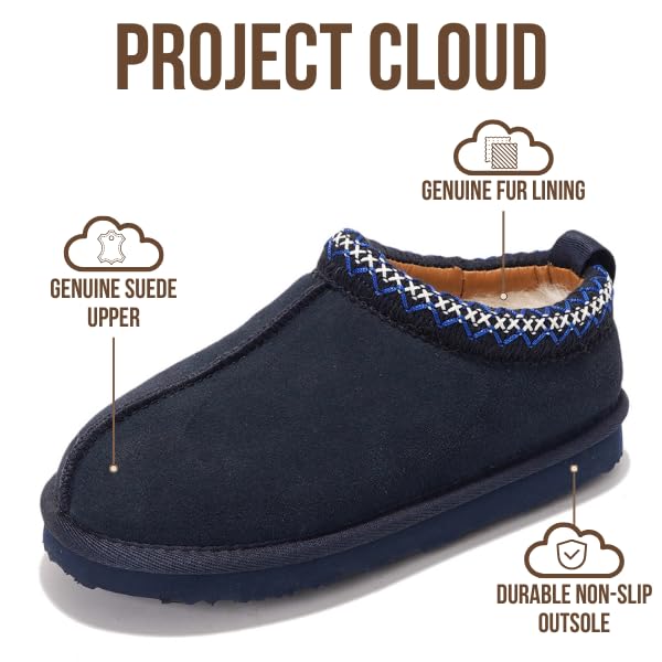 Pantuflas de espuma viscoelástica para niños Dreamwarm de Project Cloud: cómodas y antideslizantes 