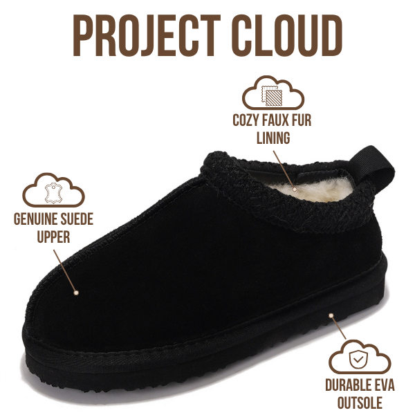 Project Cloud | "Dreamwarm" Kids Slippers | Australian Sheepskin | ProjectPlush | Lightweight | Non-Slip