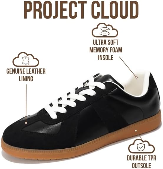 Project Cloud | "Dixon" Fashion Sneakers for Men | Memory Foam Insole | Lightweight | Non-Slip