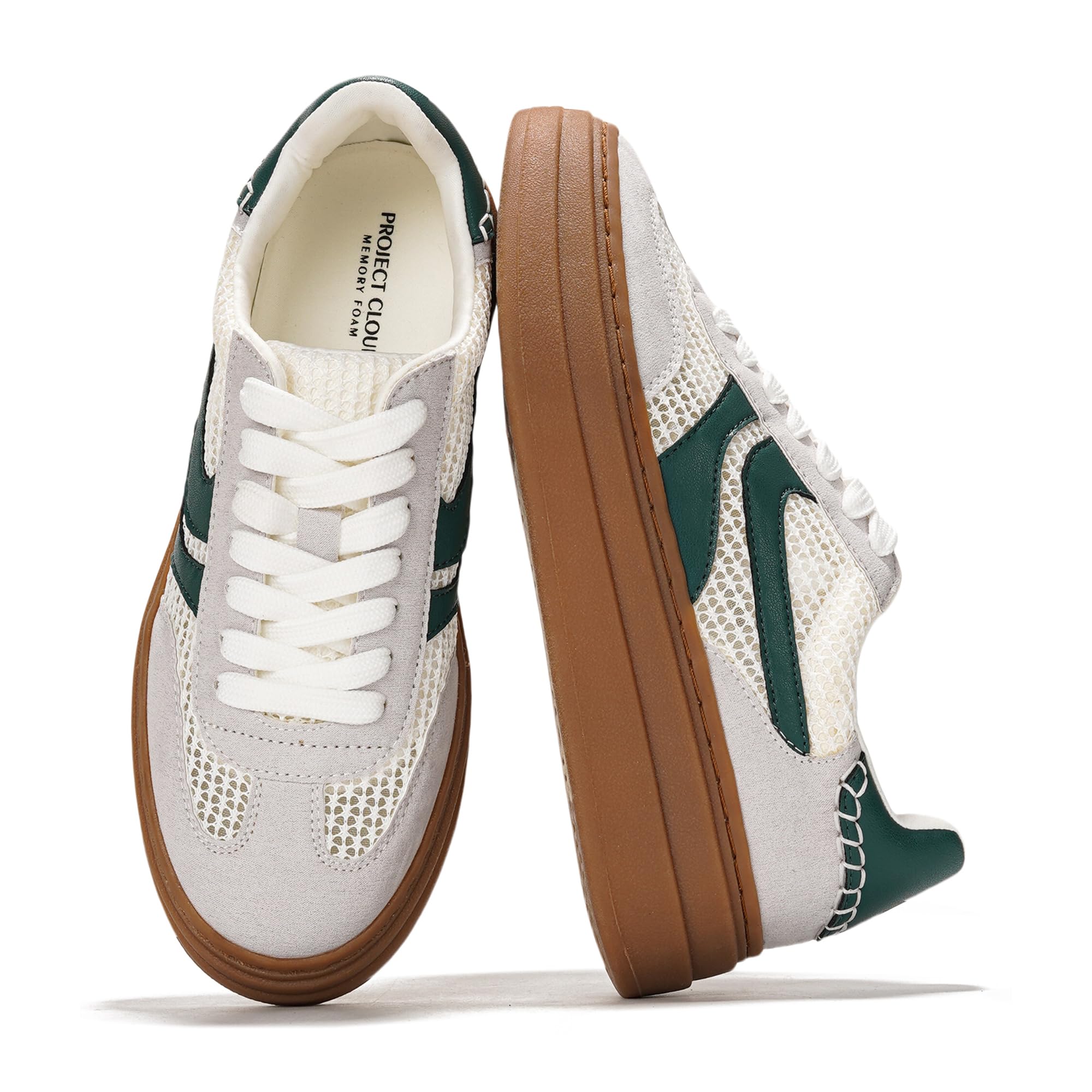 Project Cloud | "Dodge" Platform Sneakers For Women | Memory Foam Insole | Lightweight | Non-Slip