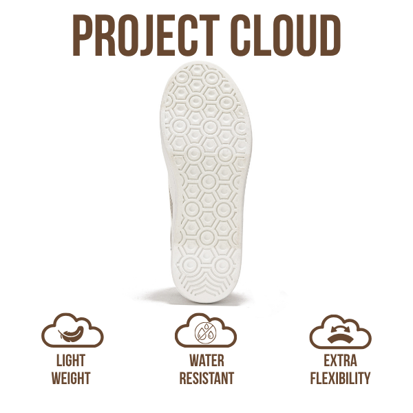 Project Cloud | "Dodge" Platform Sneakers For Women | Memory Foam Insole | Lightweight | Non-Slip