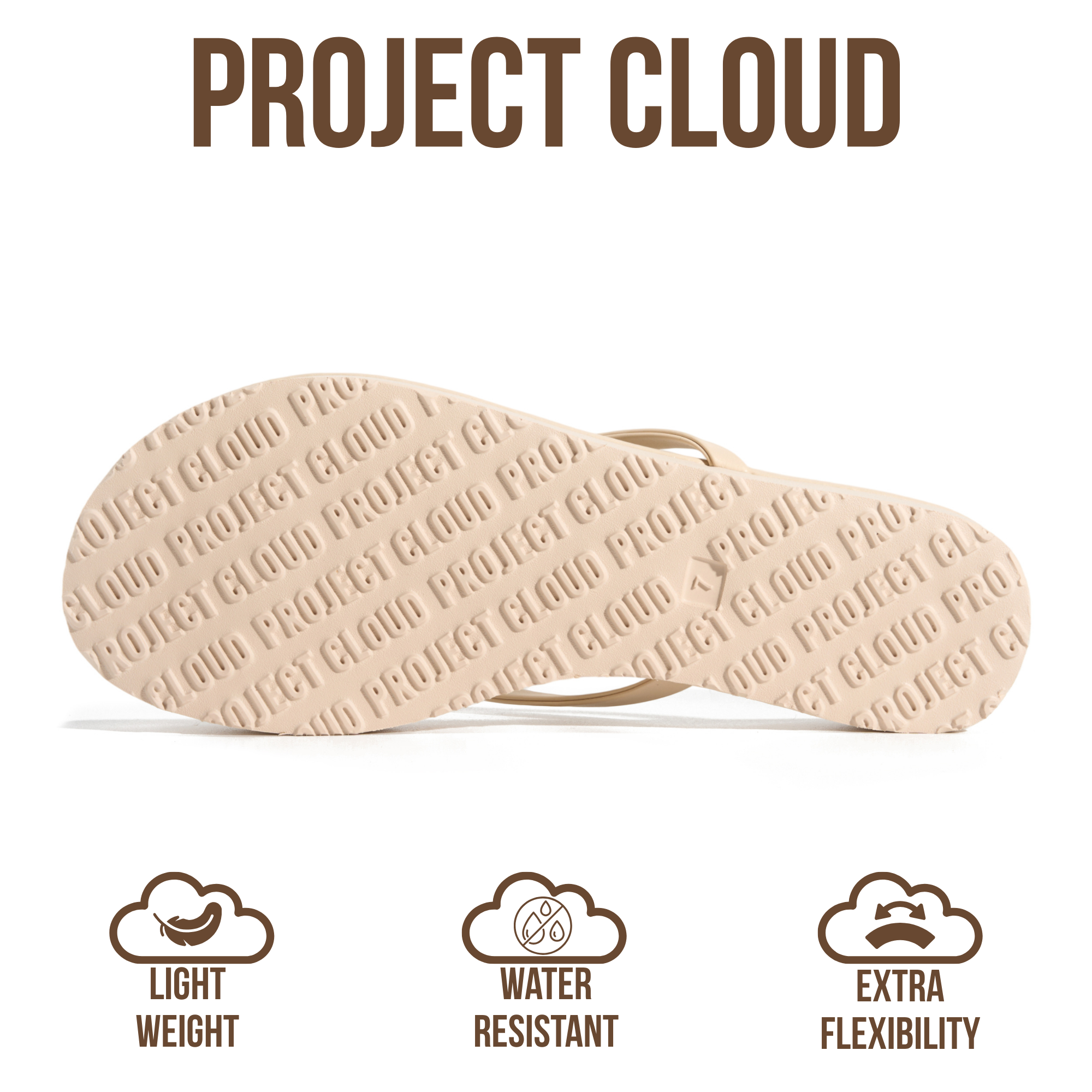 Project Cloud Women's | Summer Thong Sandals for Women 2026 | Memory Foam | Lightweight | Non-Slip - Elevation