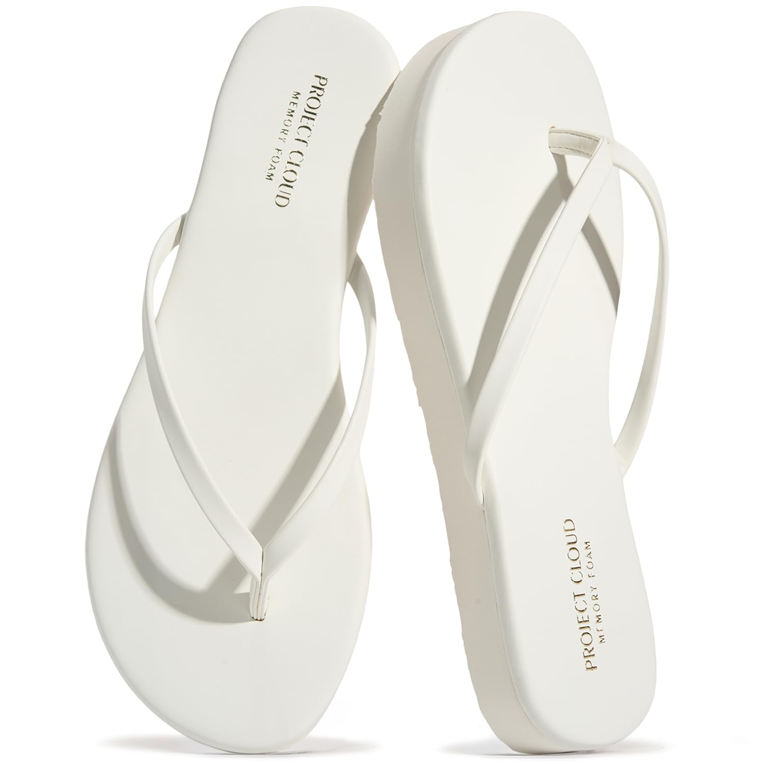 Project Cloud Women's | Summer Thong Sandals for Women 2026 | Memory Foam | Lightweight | Non-Slip - Elevation