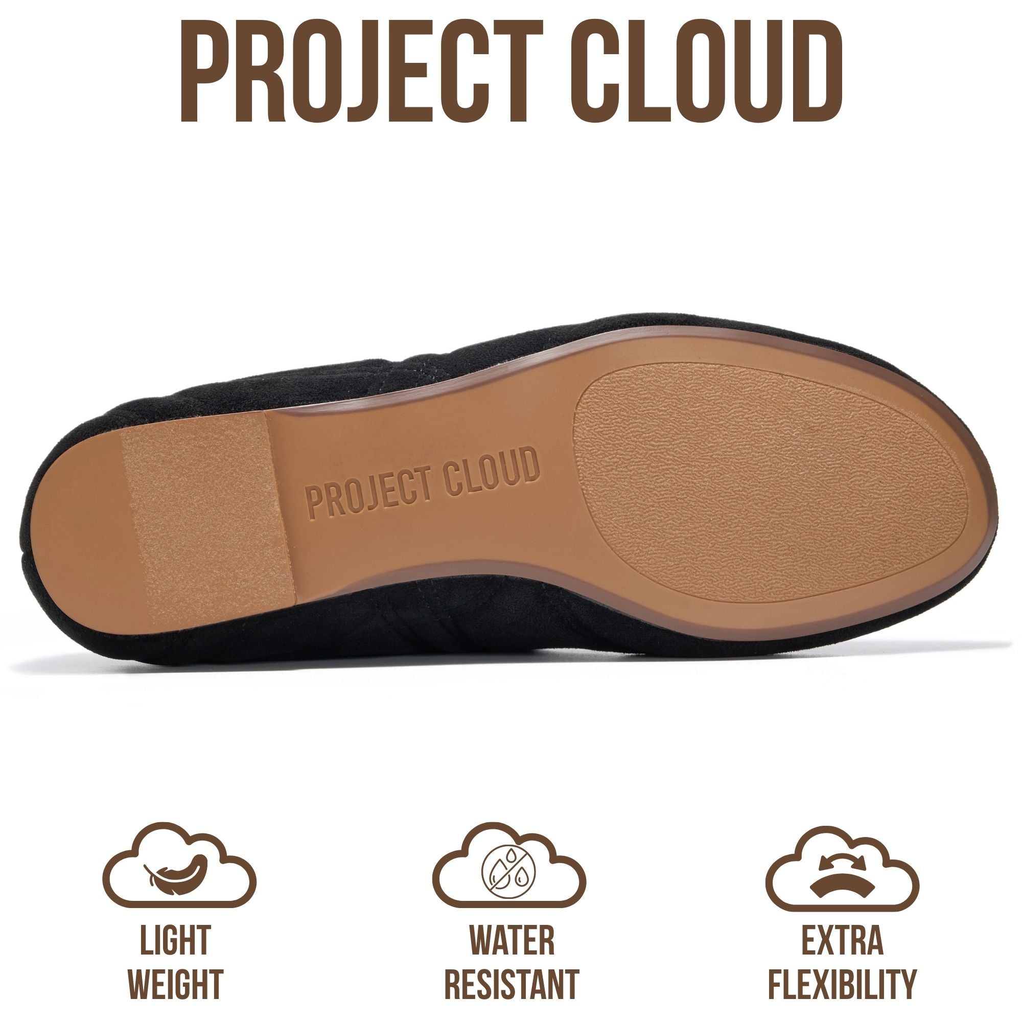 Project Cloud Women's | Mary Jane Shoes Women Ballet Flats | Memory Foam | Lightweight | Non-Slip - Emilee