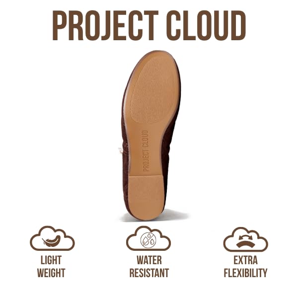 Project Cloud Women's | 100% Genuine Leather Mary Jane Shoes Women Ballet Flats | Memory Foam | Lightweight | Non-Slip - Emilee - Project Cloud - Sandals -Shop Project Cloud premium footwear Now!