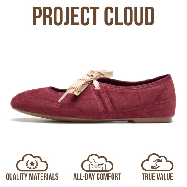 Project Cloud Women's | 100% Genuine Leather Mary Jane Shoes Women Ballet Flats | Memory Foam | Lightweight | Non-Slip - Emilee - Project Cloud - Sandals -Shop Project Cloud premium footwear Now!
