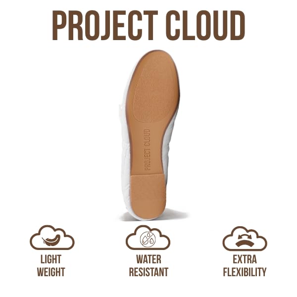 Project Cloud Women's | 100% Genuine Leather Mary Jane Shoes Women Ballet Flats | Memory Foam | Lightweight | Non-Slip - Emilee - Project Cloud - Sandals -Shop Project Cloud premium footwear Now!