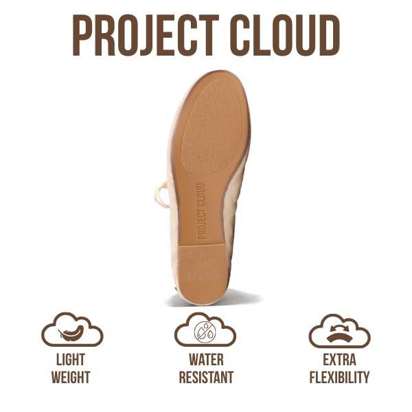 Project Cloud Women's | 100% Genuine Leather Mary Jane Shoes Women Ballet Flats | Memory Foam | Lightweight | Non-Slip - Emilee - Project Cloud - Sandals -Shop Project Cloud premium footwear Now!