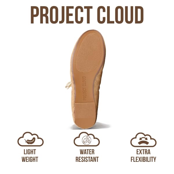 Project Cloud Women's | 100% Genuine Leather Mary Jane Shoes Women Ballet Flats | Memory Foam | Lightweight | Non-Slip - Emilee - Project Cloud - Sandals -Shop Project Cloud premium footwear Now!