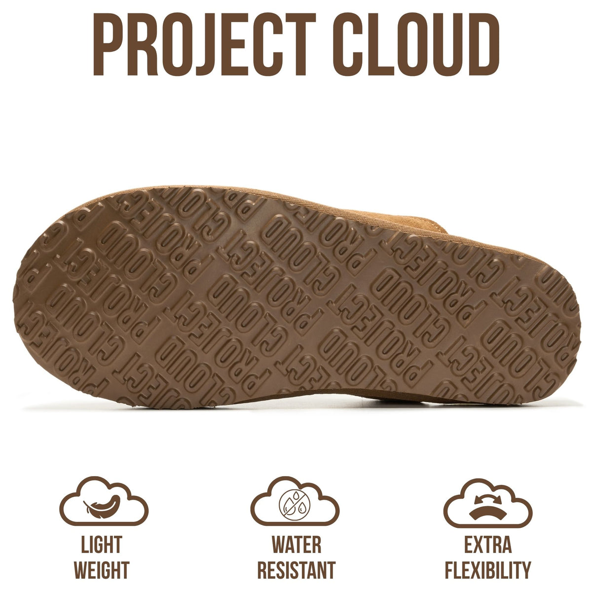 Project Cloud Women's | Genuine Leather Brunch Slippers Fuzzy Clogs | Memory Foam Insole | Lightweight | Non-Slip - Fable