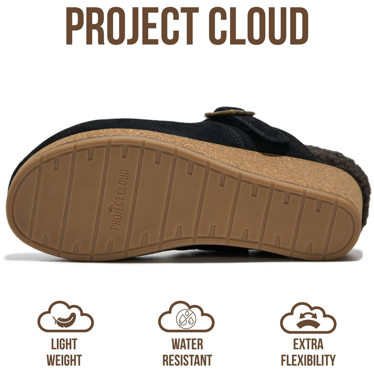 Project Cloud Women's | Genuine Suede Mules | Soft Insole | Lightweight | Non-Slip - Fairy