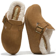 Project Cloud Women's | Genuine Suede Mules | Soft Insole | Lightweight | Non-Slip - Fairy