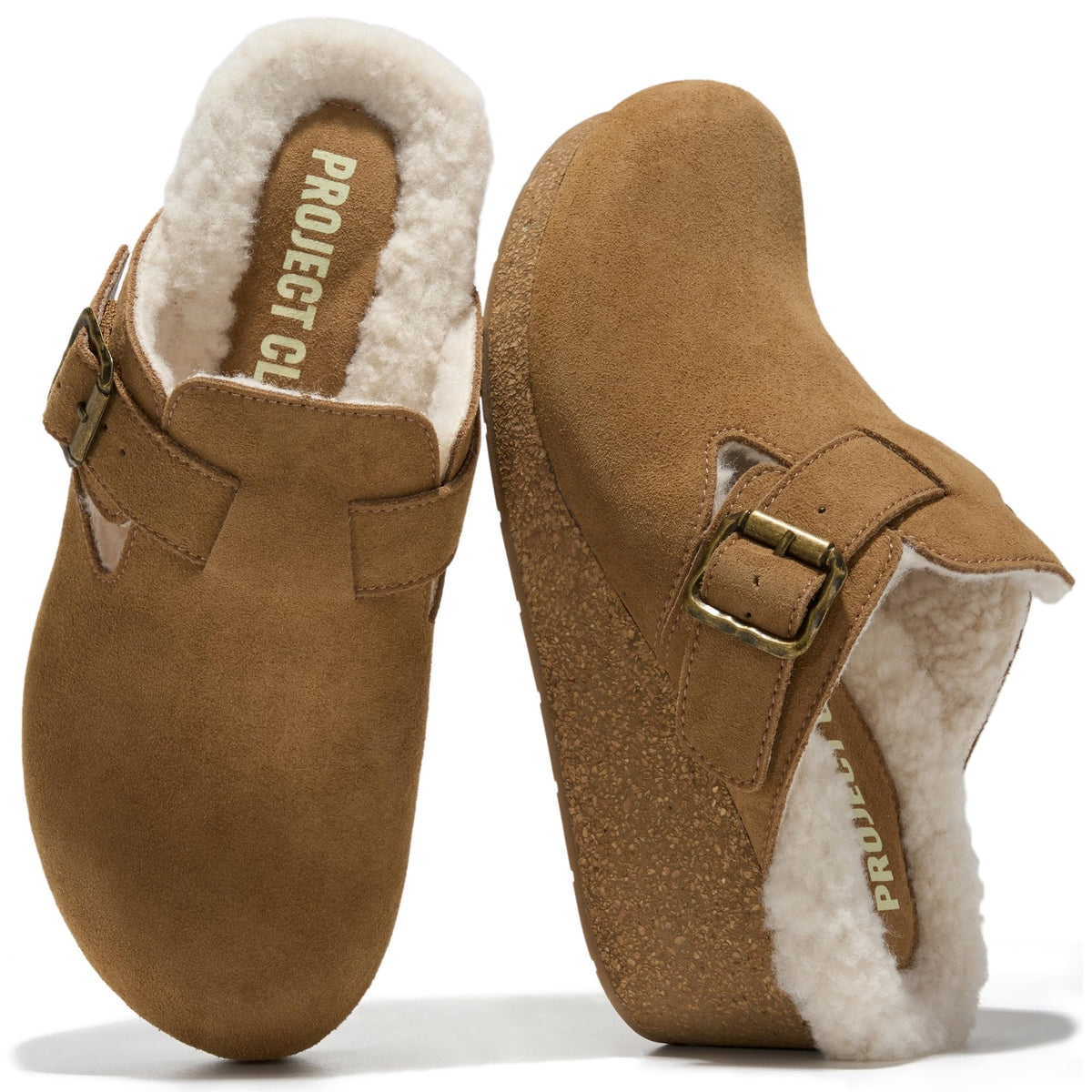 Project Cloud Women's | Genuine Suede Mules | Soft Insole | Lightweight | Non-Slip - Fairy