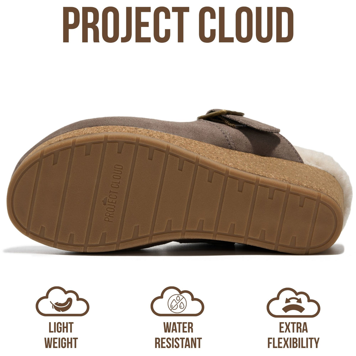 Project Cloud Women's | Genuine Suede Mules | Soft Insole | Lightweight | Non-Slip - Fairy