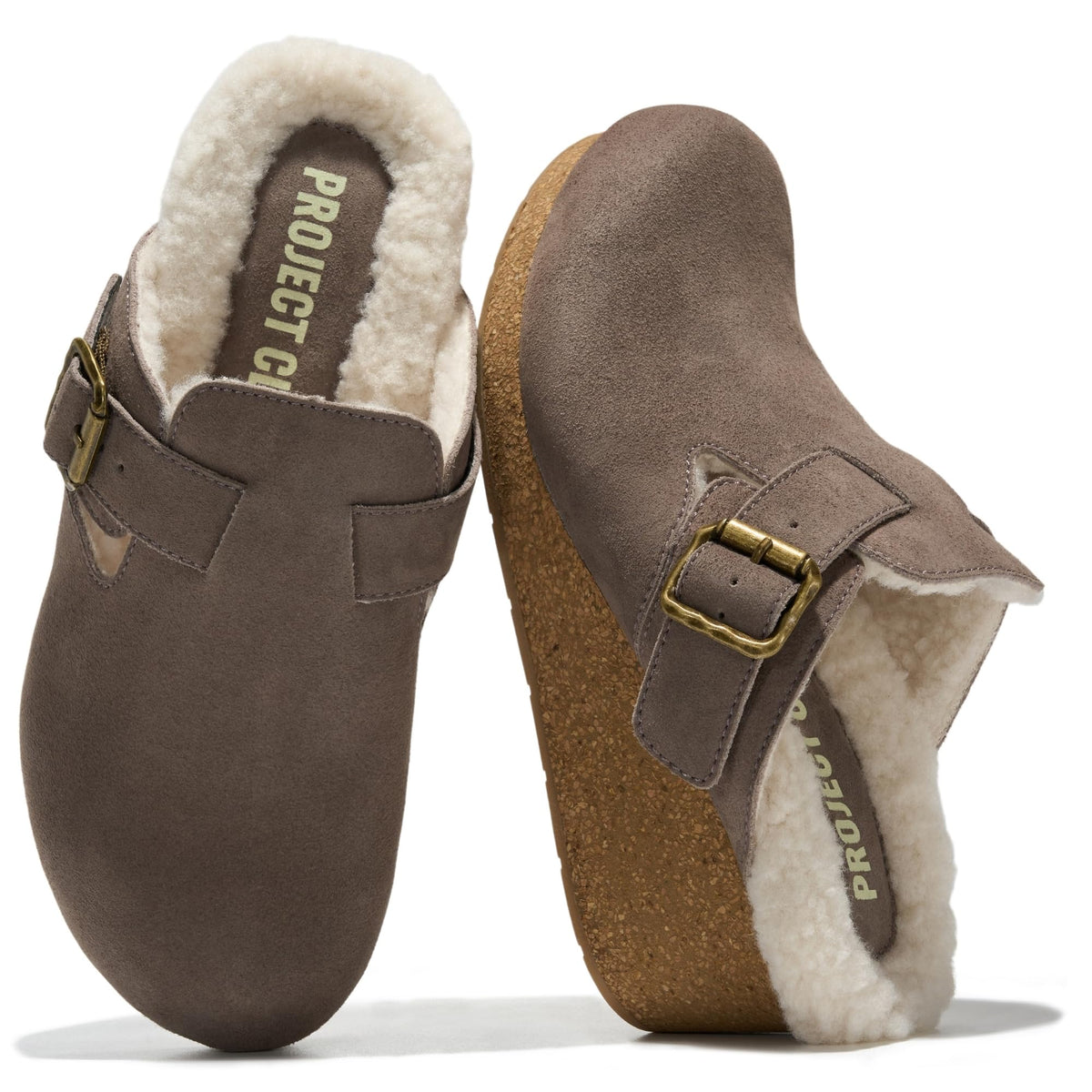 Project Cloud Women's | Genuine Suede Mules | Soft Insole | Lightweight | Non-Slip - Fairy