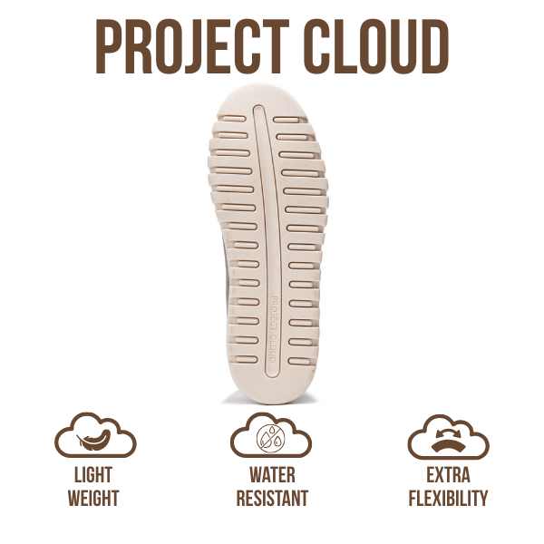 Project Cloud | "Filide-1" Women's Loafers | Genuine Leather | ProjectPlush | Lightweight | Non-Slip