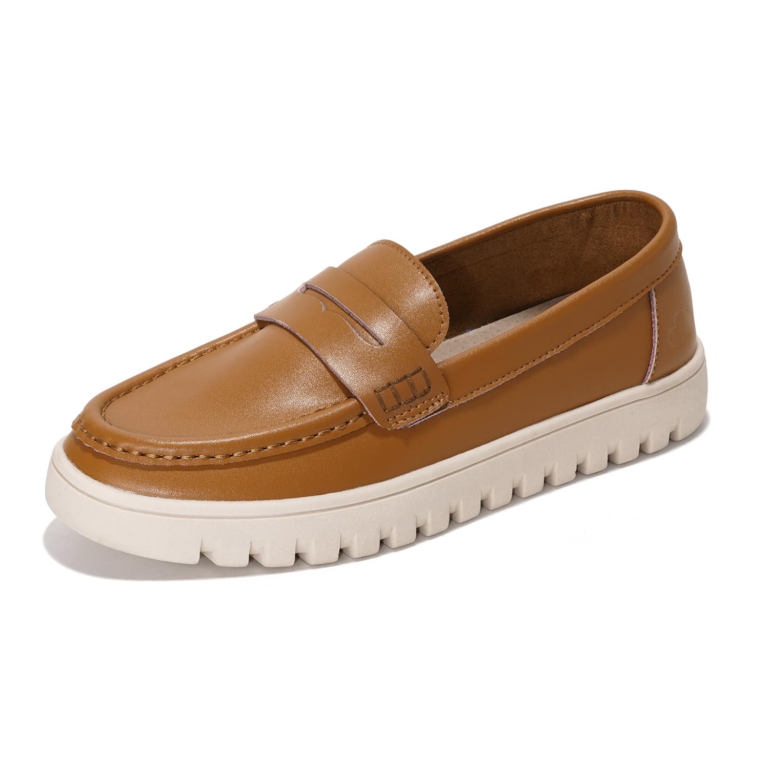 Genuine Leather Women's Loafers | Memory Foam Comfort | Project Cloud