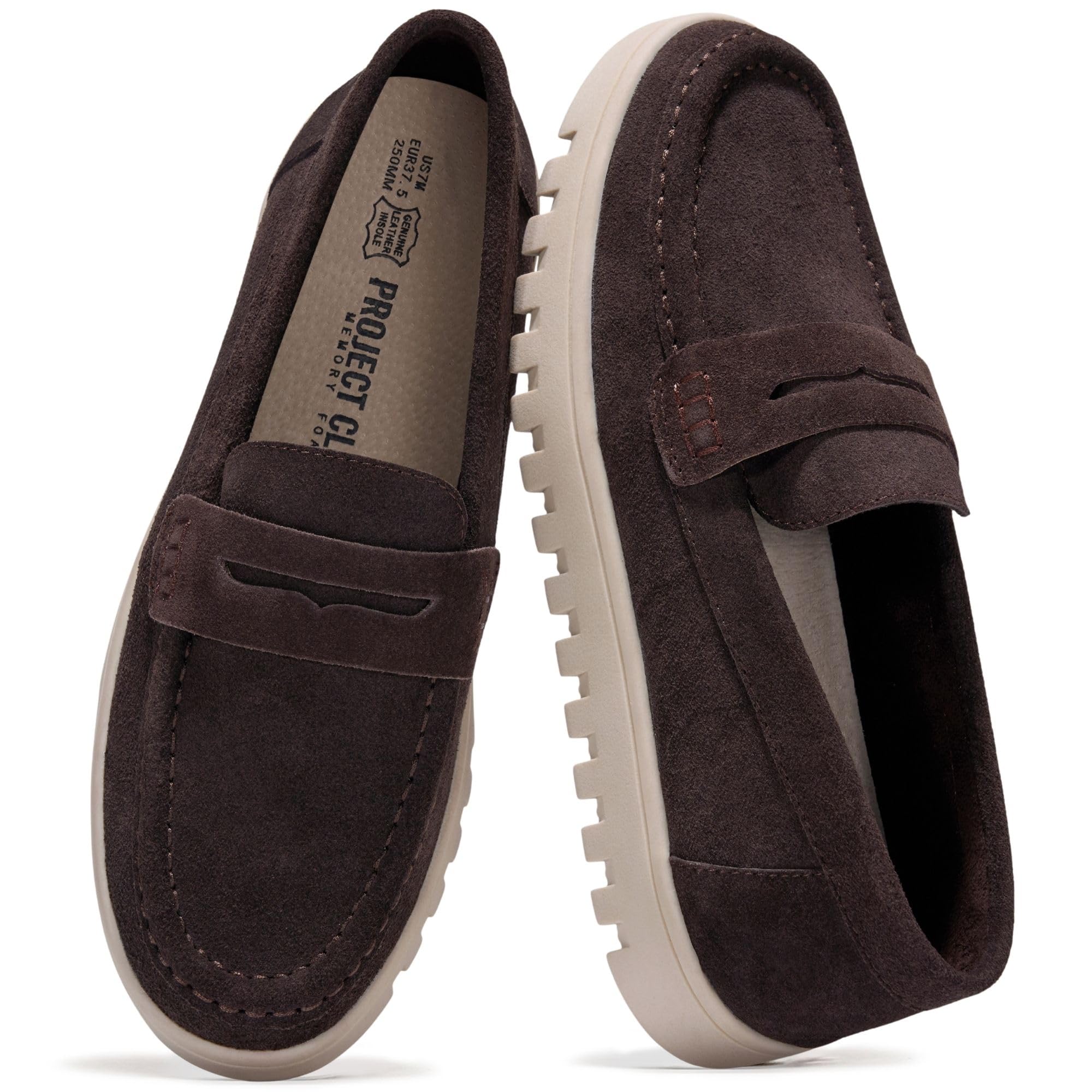 Project Cloud Women's | Genuine Leather Loafers | ProjectPlush | Lightweight | Non-Slip - Filide-1