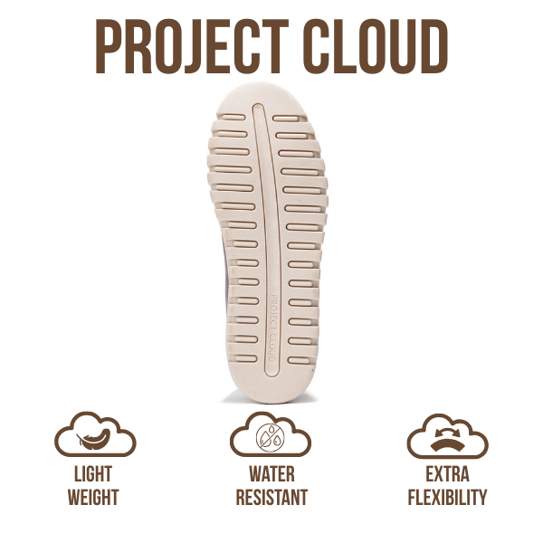 Project Cloud Women's | Genuine Leather Loafers | ProjectPlush | Lightweight | Non-Slip - Filide-1