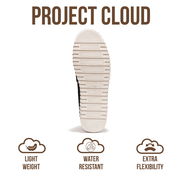 Project Cloud | "Filide" Genuine Leather Loafers for Women | Memory Foam | Lightweight | Non-Slip
