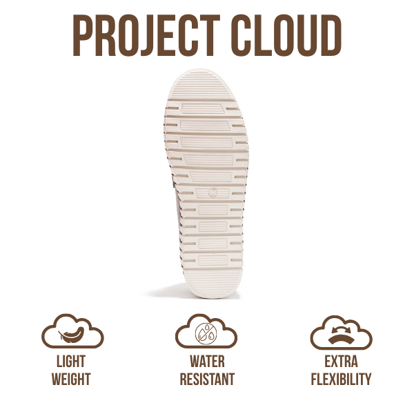 Project Cloud | "Filide" Genuine Leather Loafers for Women | Memory Foam | Lightweight | Non-Slip