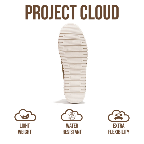 Project Cloud | "Filide" Genuine Leather Loafers for Women | Memory Foam | Lightweight | Non-Slip