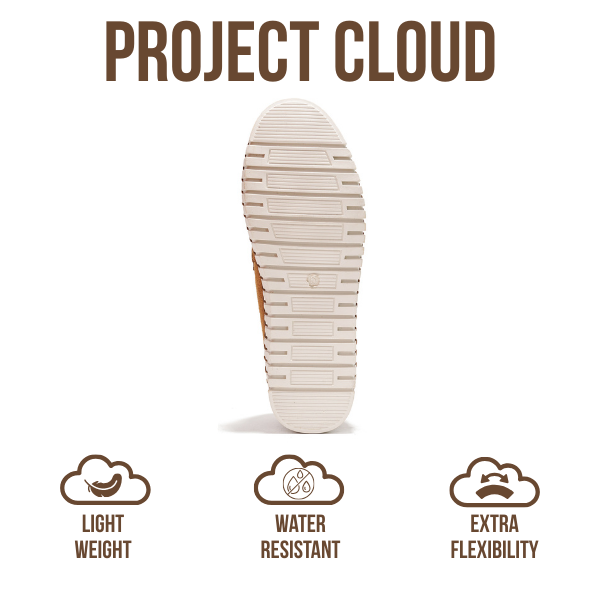 Project Cloud | "Filide" Genuine Leather Loafers for Women | Memory Foam | Lightweight | Non-Slip