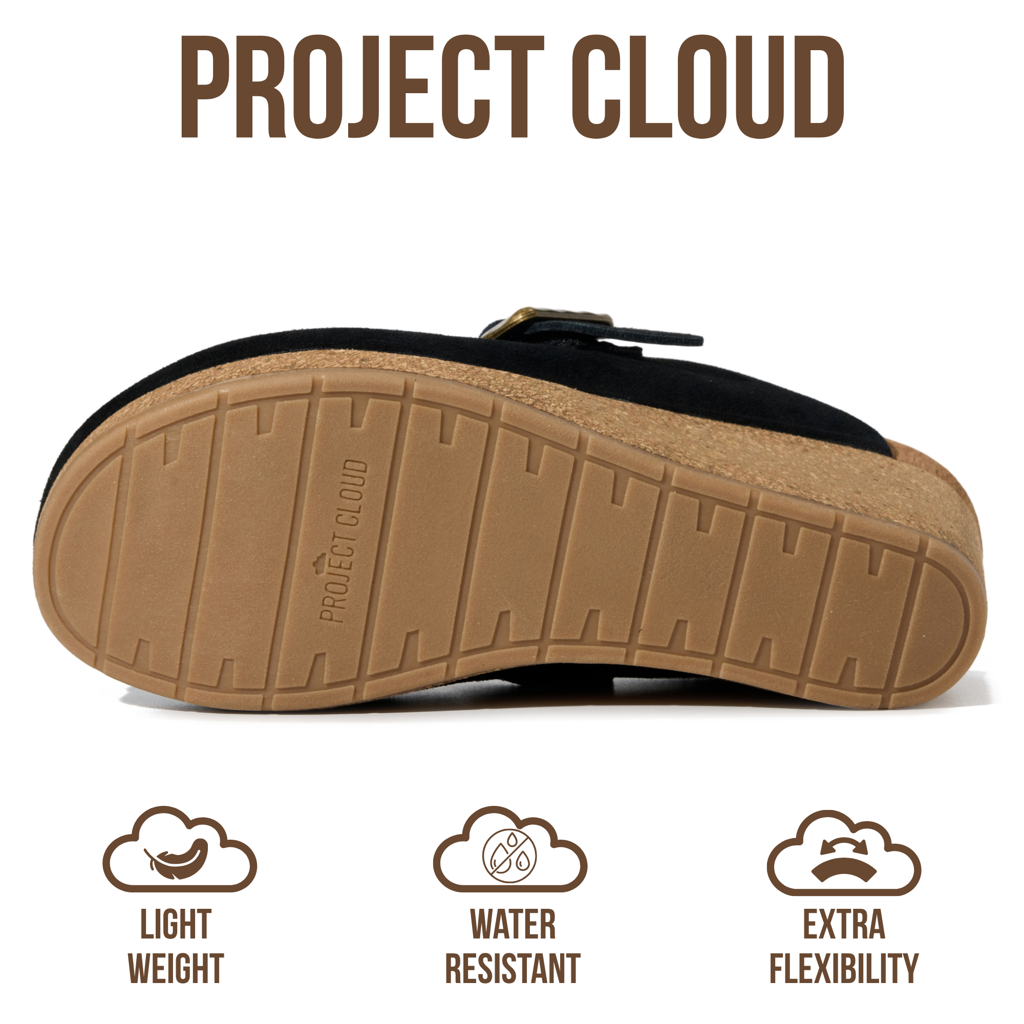 Project Cloud Women's | Genuine Suede Mules | Soft Insole | Lightweight | Non-Slip - Fiona