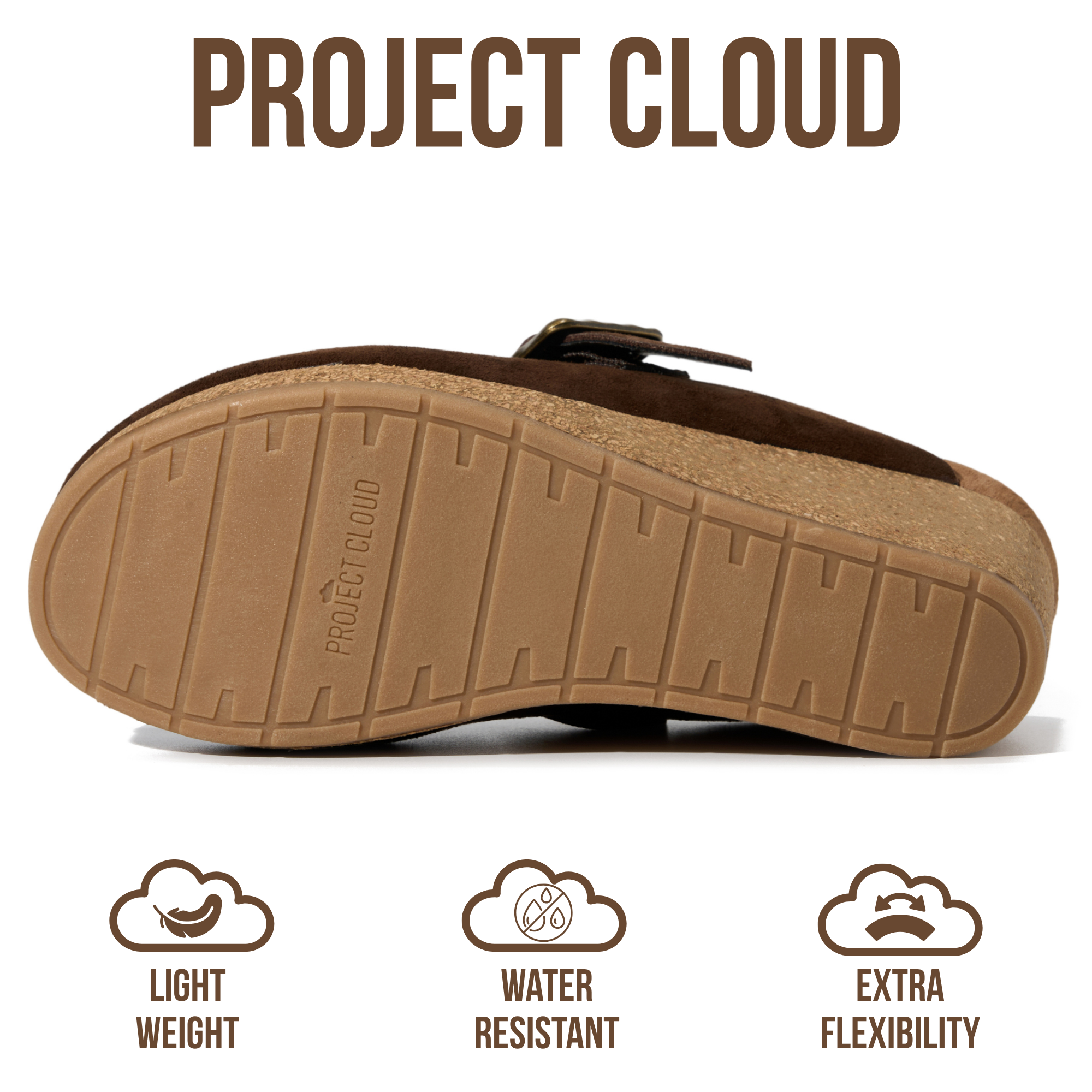 Project Cloud Women's | Genuine Suede Mules | Soft Insole | Lightweight | Non-Slip - Fiona