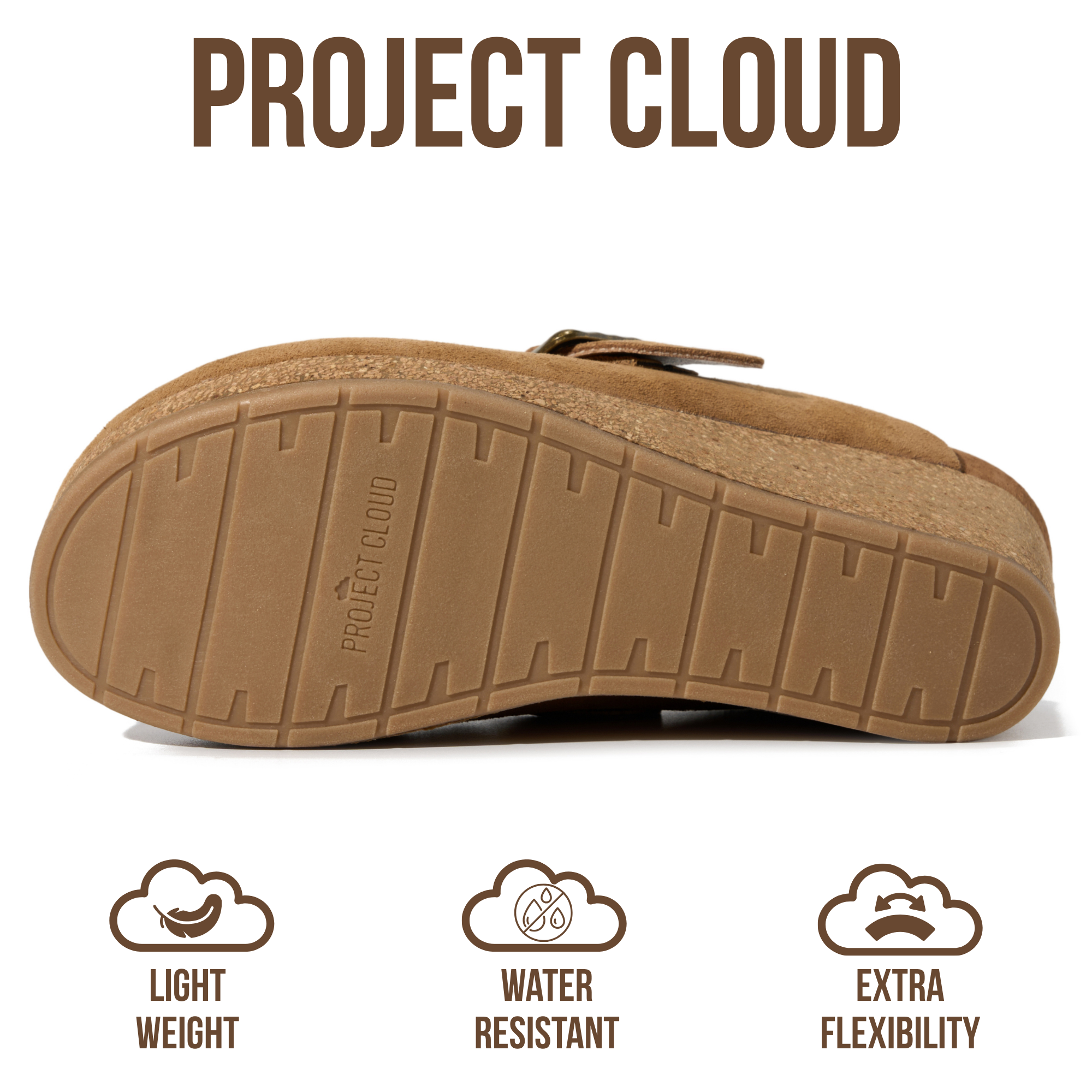 Project Cloud Women's | Genuine Suede Mules | Soft Insole | Lightweight | Non-Slip - Fiona