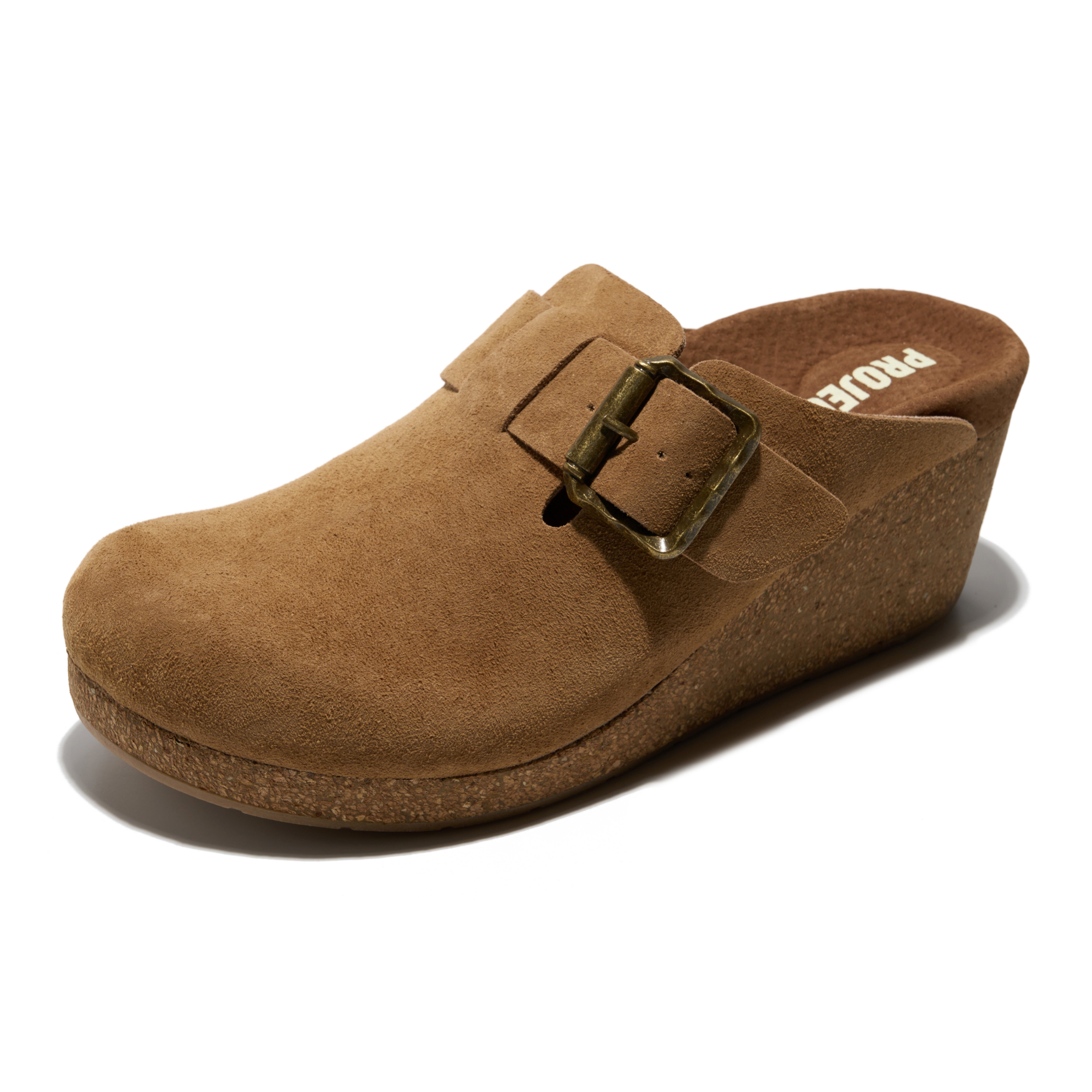 Project Cloud Women's | Genuine Suede Mules | Soft Insole | Lightweight | Non-Slip - Fiona