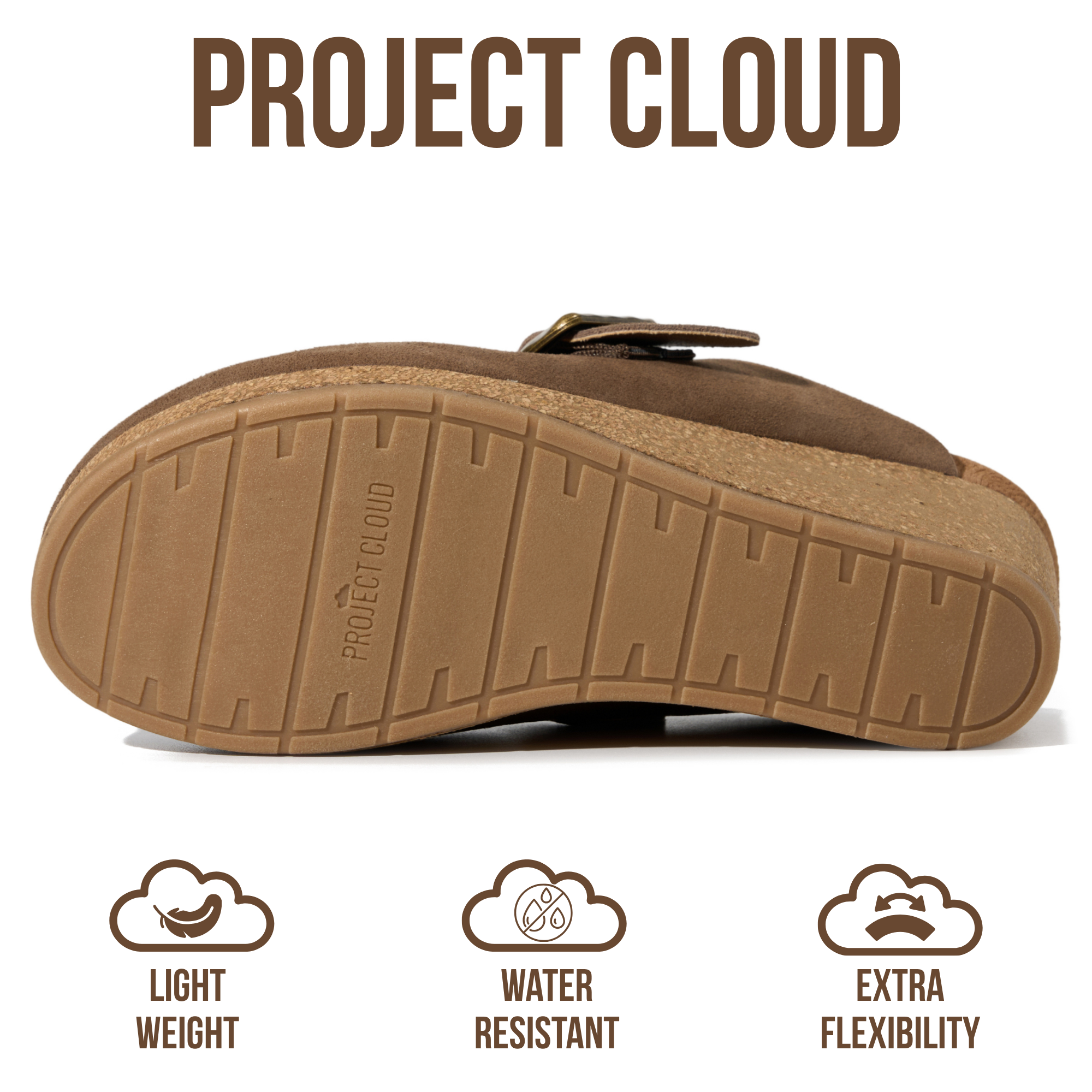 Project Cloud Women's | Genuine Suede Mules | Soft Insole | Lightweight | Non-Slip - Fiona