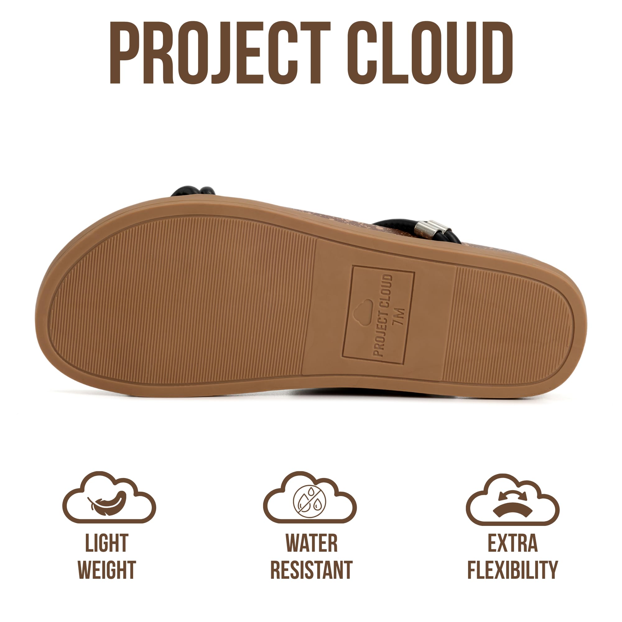 Project Cloud Summer Slides for Women 2026 | Plush and Soft Insole | Lightweight | Non-Slip - Float - Project Cloud - Sandals -Shop Project Cloud premium footwear Now!