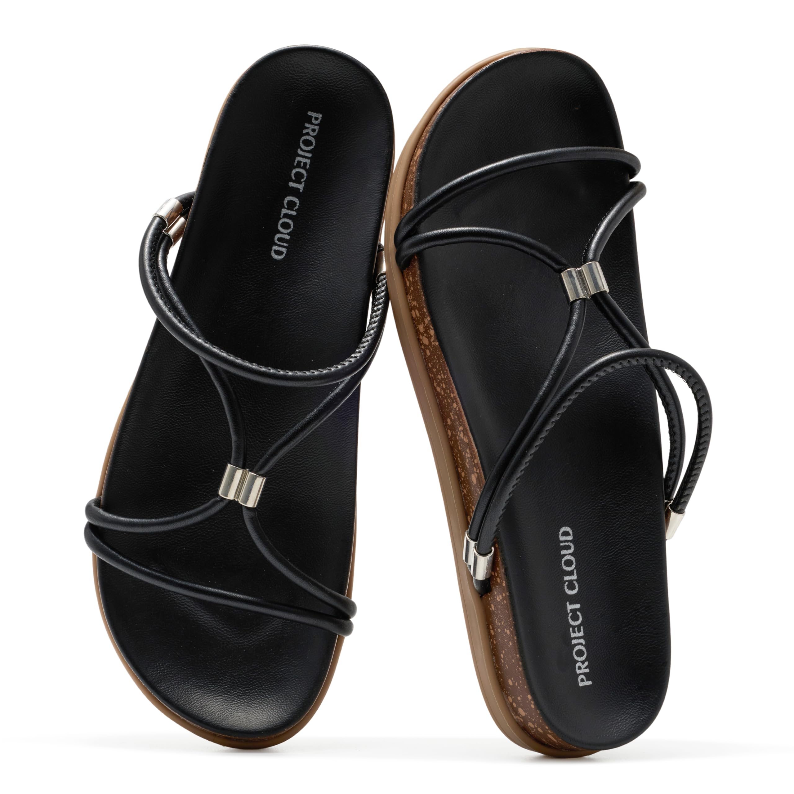 Project Cloud Summer Slides for Women 2026 | Plush and Soft Insole | Lightweight | Non-Slip - Float - Project Cloud - Sandals -Shop Project Cloud premium footwear Now!
