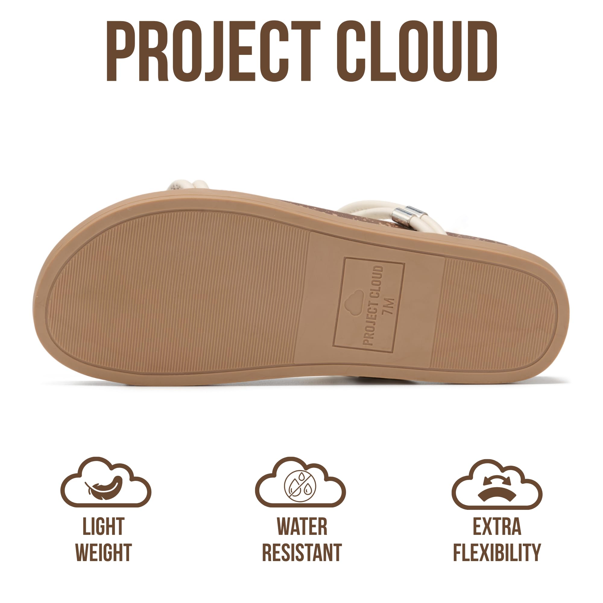 Project Cloud Summer Slides for Women 2026 | Plush and Soft Insole | Lightweight | Non-Slip - Float - Project Cloud - Sandals -Shop Project Cloud premium footwear Now!
