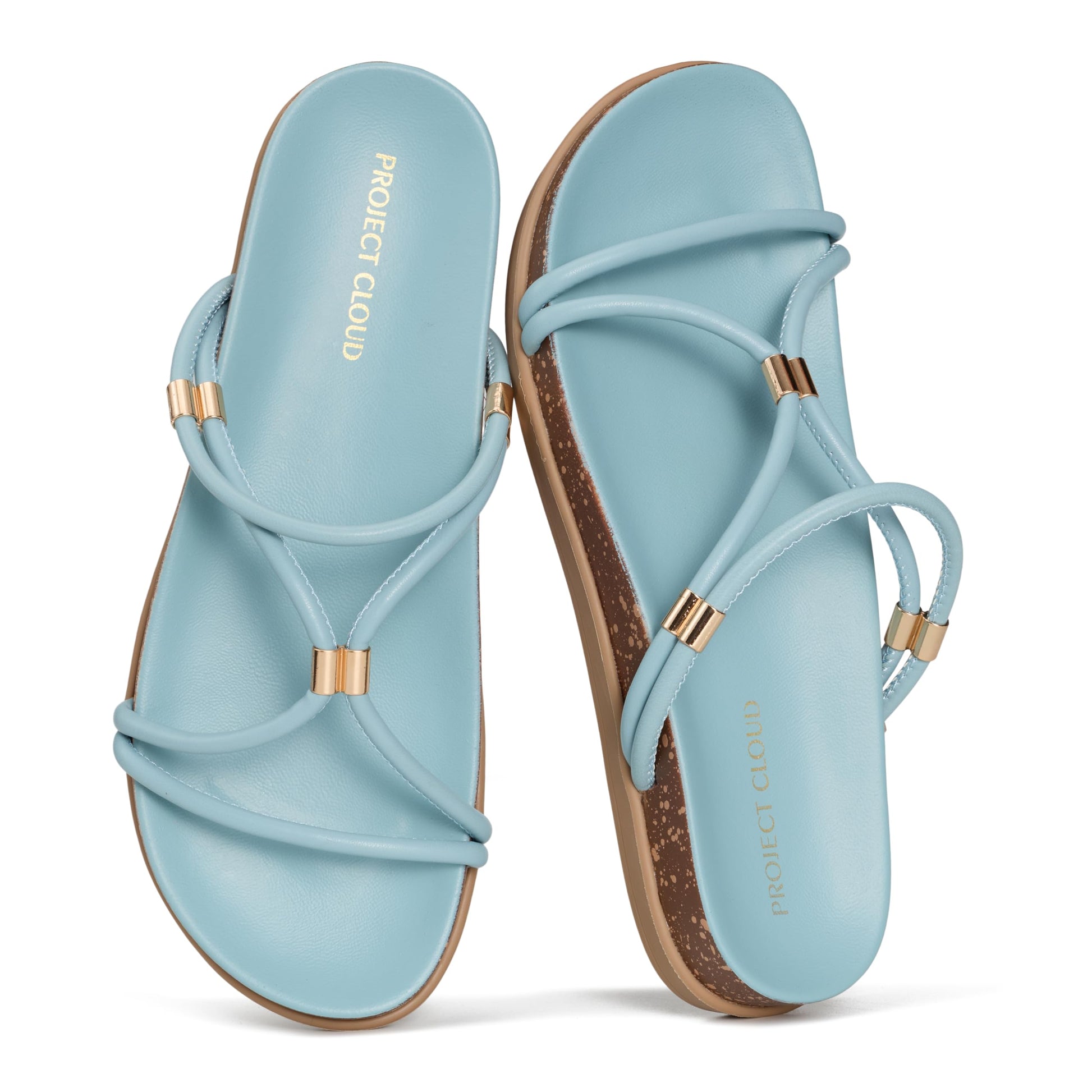 Project Cloud Summer Slides for Women 2026 | Plush and Soft Insole | Lightweight | Non-Slip - Float - Project Cloud - Sandals -Shop Project Cloud premium footwear Now!