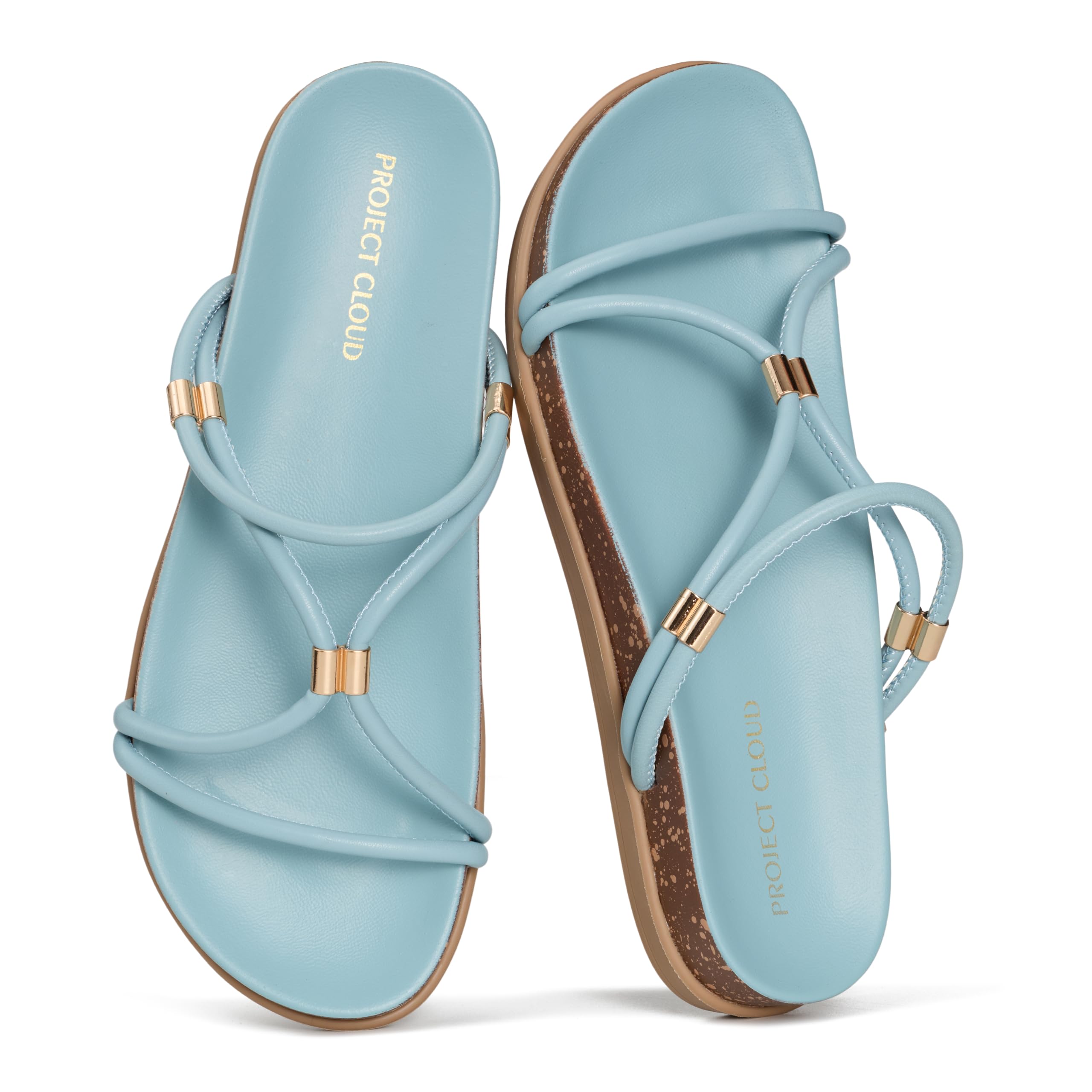 Project Cloud Summer Slides for Women 2026 | Plush and Soft Insole | Lightweight | Non-Slip - Float - Project Cloud - Sandals -Shop Project Cloud premium footwear Now!
