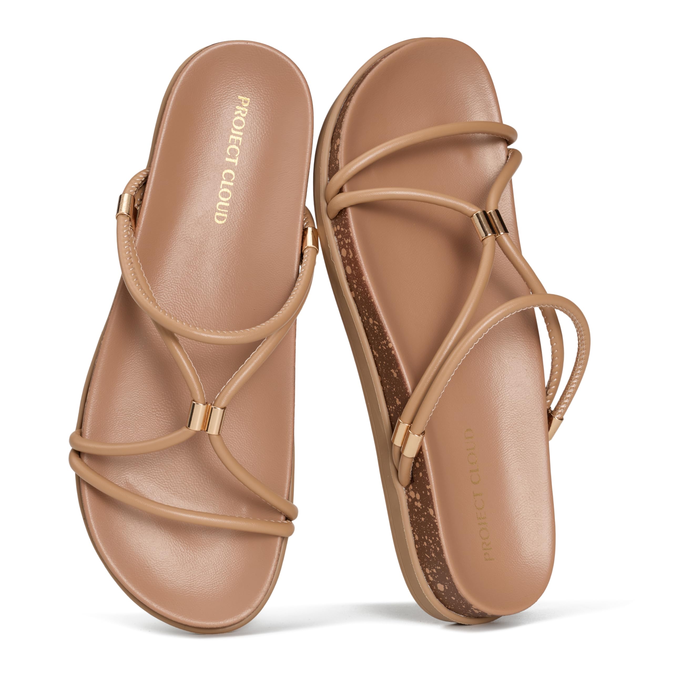 Project Cloud Summer Slides for Women 2026 | Plush and Soft Insole | Lightweight | Non-Slip - Float - Project Cloud - Sandals -Shop Project Cloud premium footwear Now!