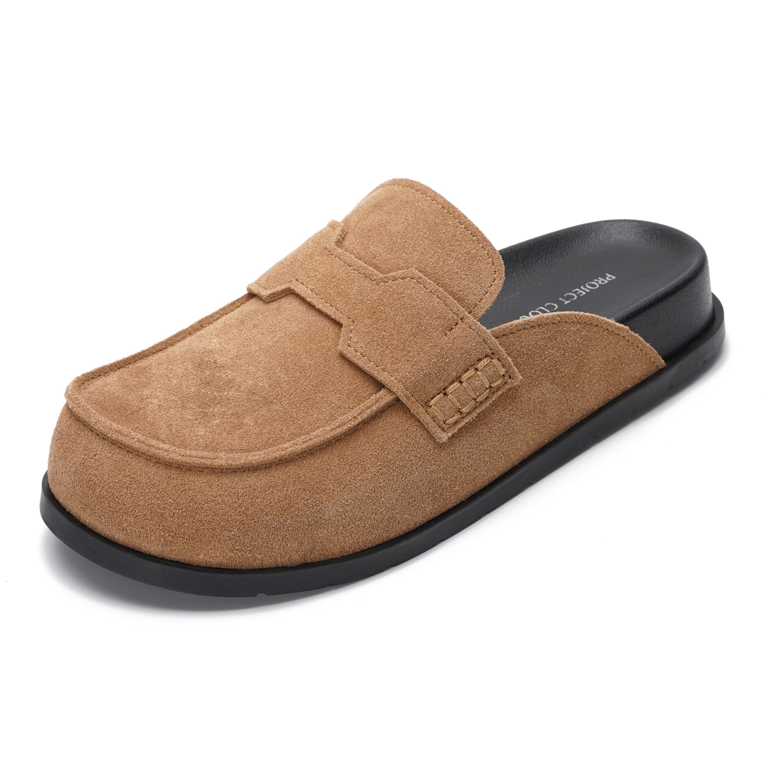 Project Cloud Women's | Genuine Suede Clogs | Memory Foam | Arch Support | Lightweight | Non-Slip - Foamy