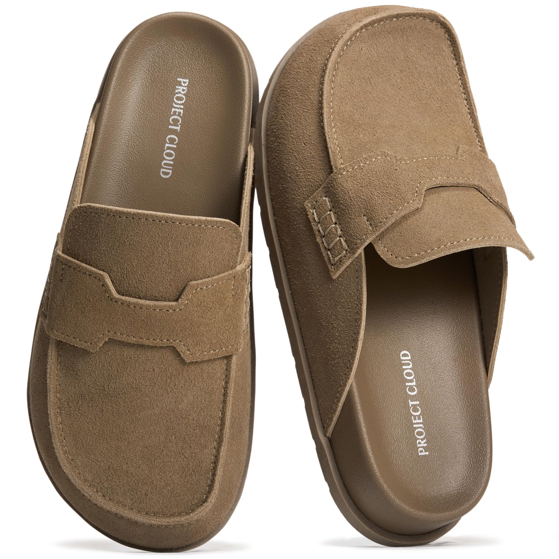 Project Cloud Women's | Genuine Suede Clogs | Plush and Soft Insole | Arch Support | Lightweight | Non-Slip - Foamy - Project Cloud - Clogs -Shop Project Cloud premium footwear Now!
