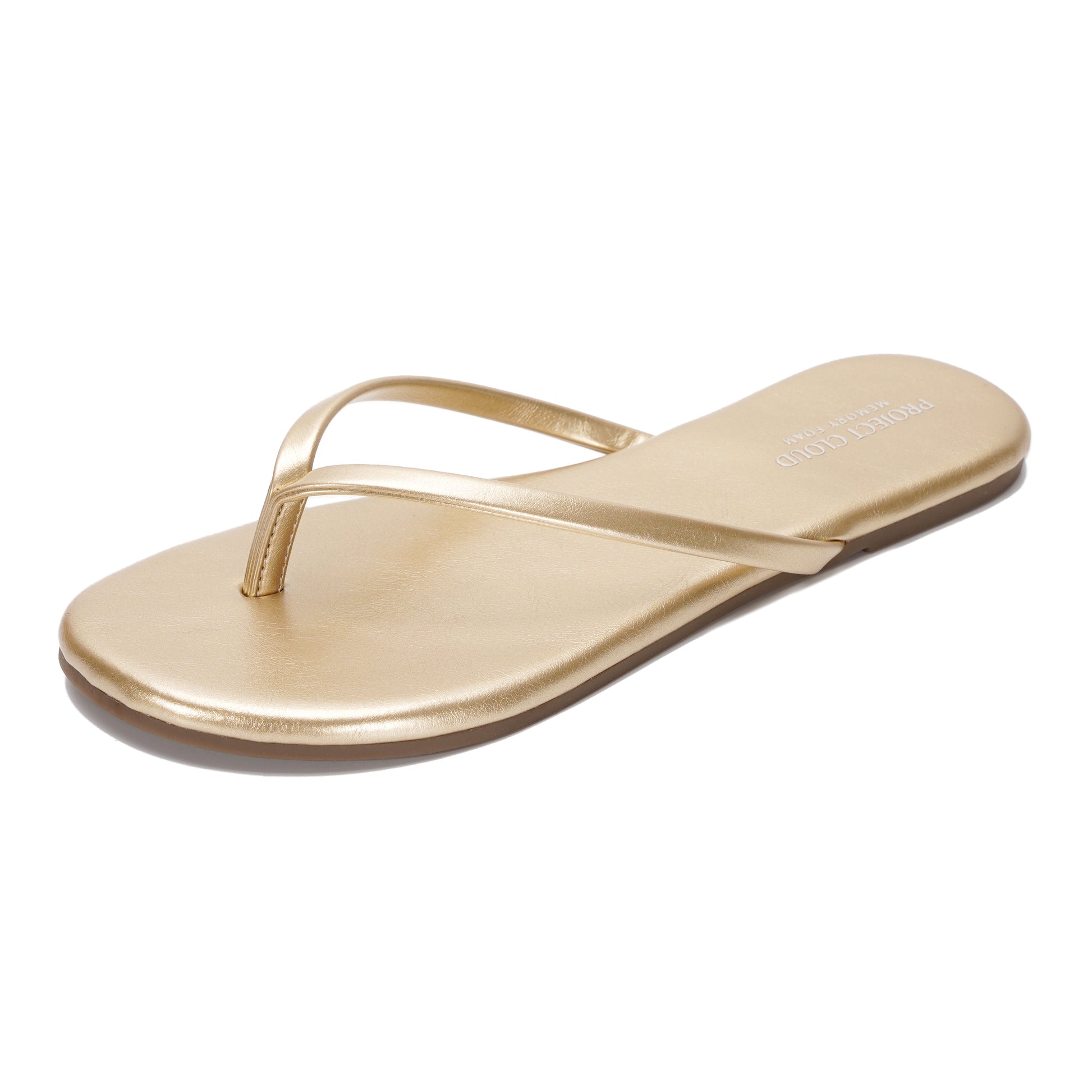 Project Cloud Women's | Eco-Leather Women Flip Flops | Memory Foam | Lightweight | Non-Slip - Foundations - Project Cloud - Sandals -Shop Project Cloud premium footwear Now!