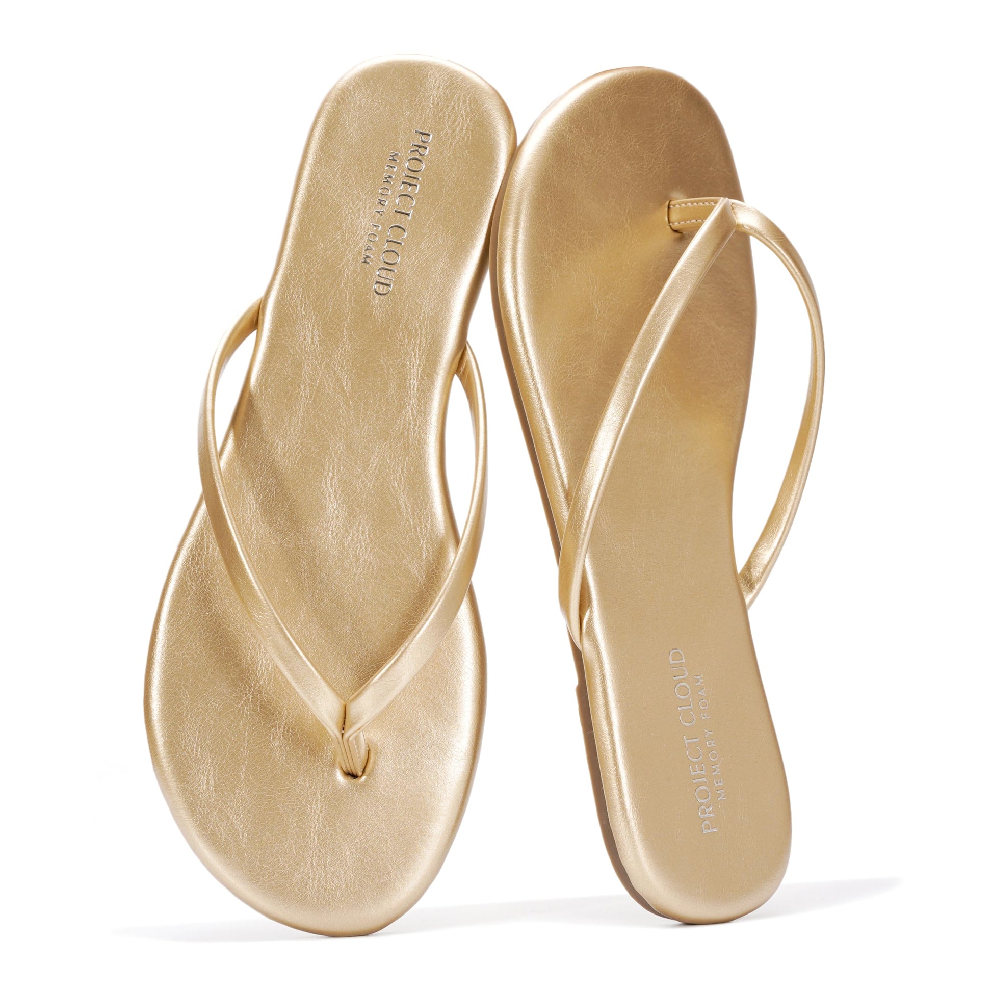 Project Cloud Women's | Eco-Leather Women Flip Flops | Memory Foam | Lightweight | Non-Slip - Foundations - Project Cloud - Sandals -Shop Project Cloud premium footwear Now!