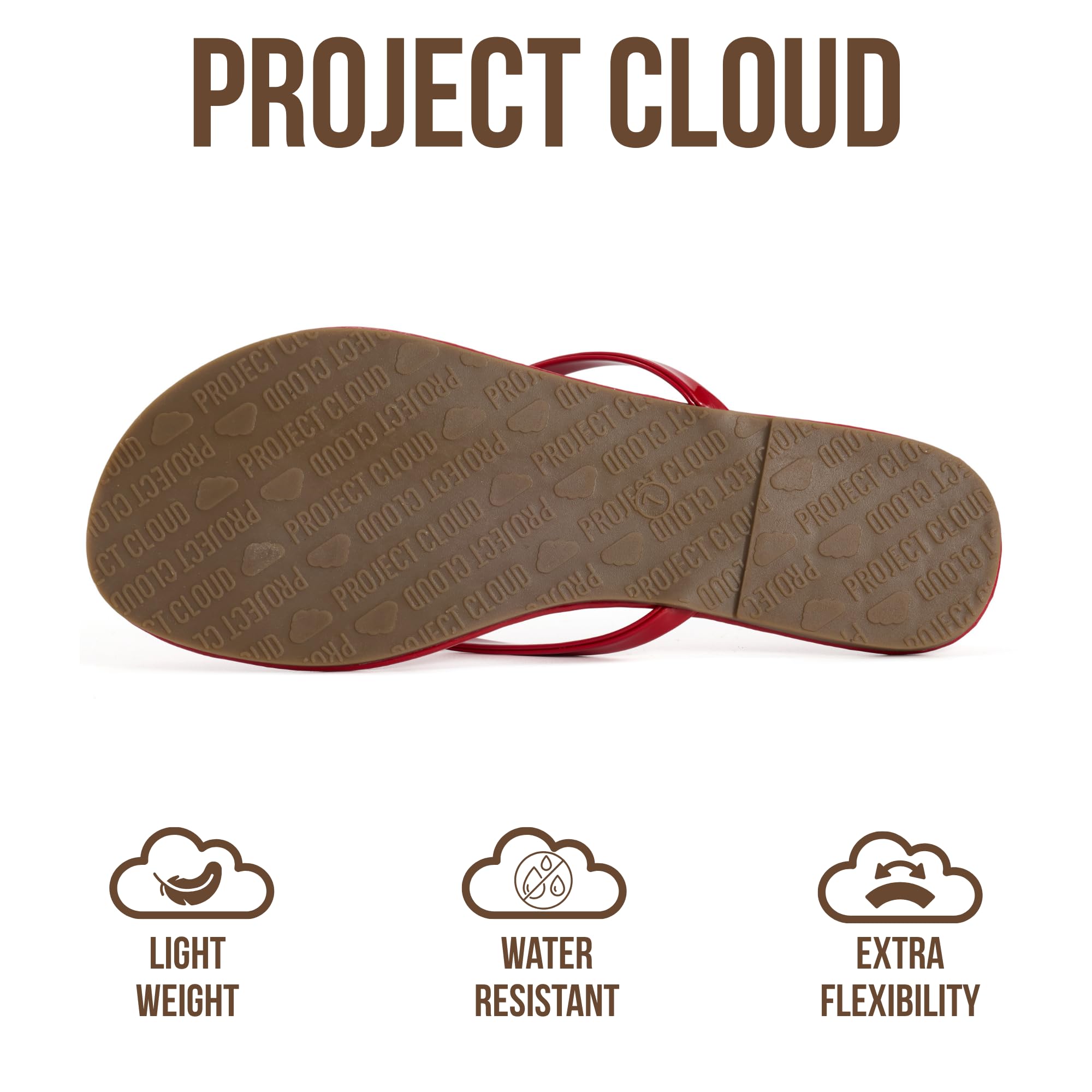 Project Cloud Women's | Eco-Leather Women Flip Flops | Memory Foam | Lightweight | Non-Slip - Foundations - Project Cloud - Sandals -Shop Project Cloud premium footwear Now!