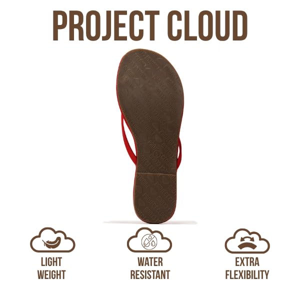 Project Cloud Women's | Eco-Leather Women Flip Flops | Memory Foam | Lightweight | Non-Slip - Foundations - Project Cloud - Sandals -Shop Project Cloud premium footwear Now!