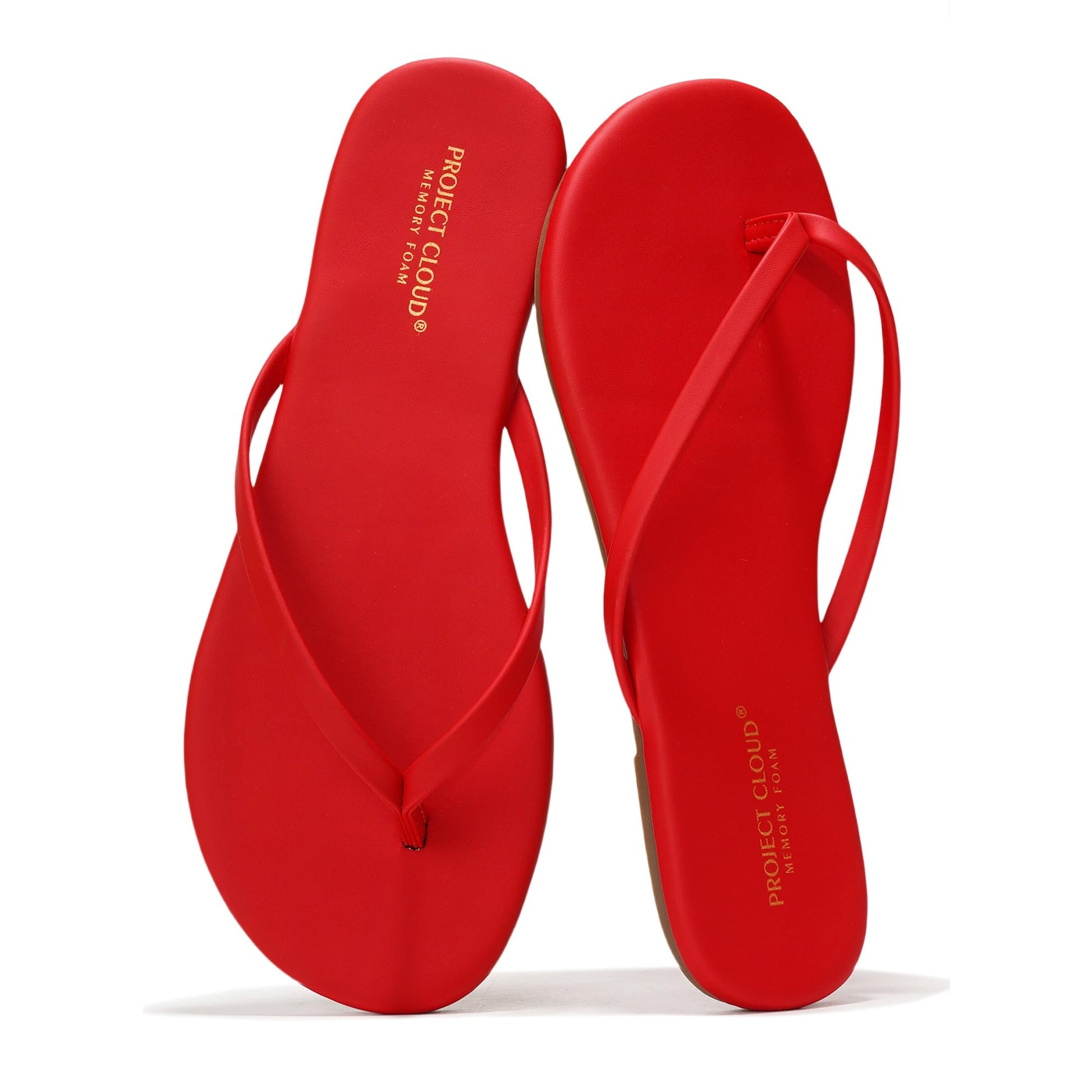 Project Cloud Women's | Eco-Leather Women Flip Flops | Memory Foam | Lightweight | Non-Slip - Foundations - Project Cloud - Sandals -Shop Project Cloud premium footwear Now!