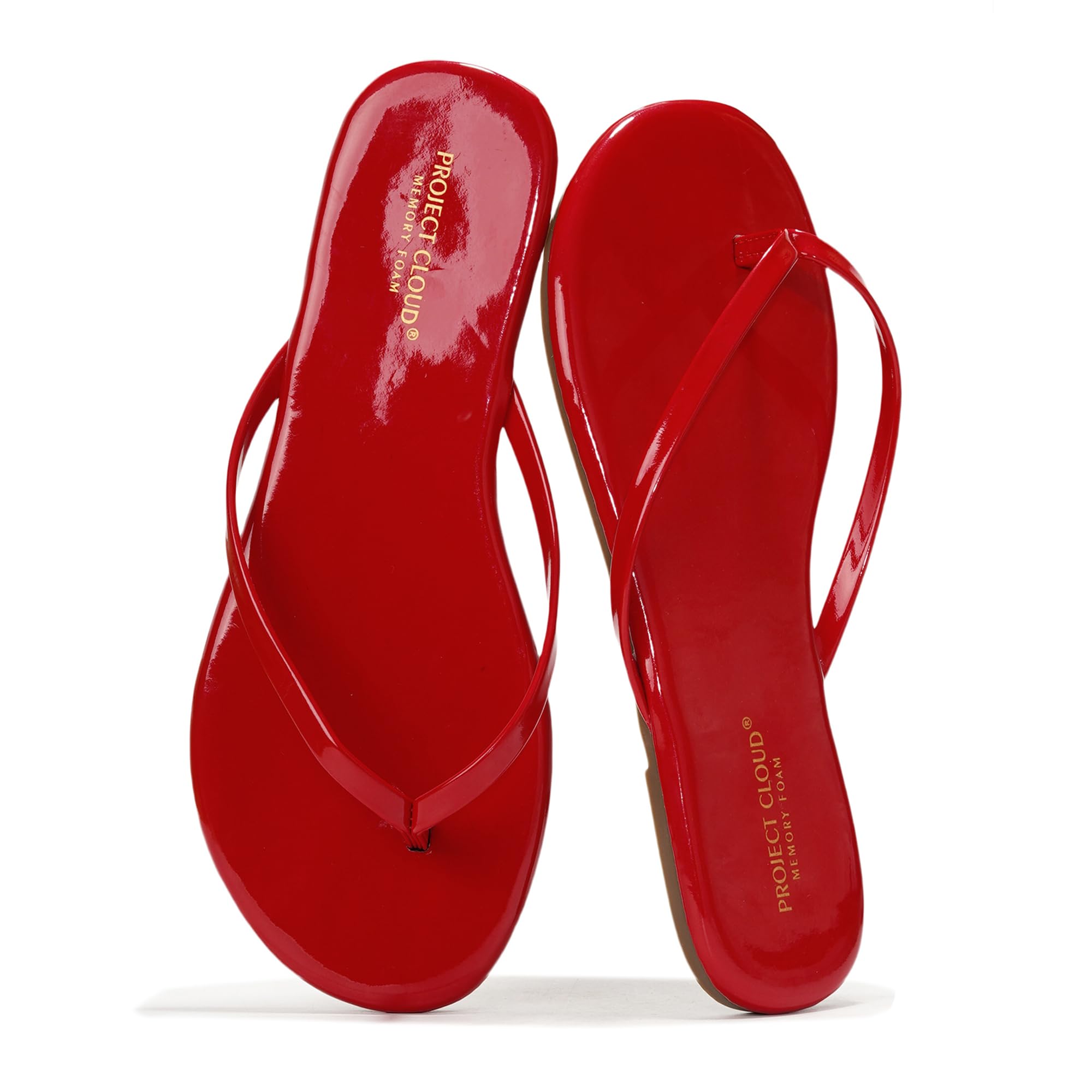 Project Cloud Women's | Eco-Leather Women Flip Flops | Memory Foam | Lightweight | Non-Slip - Foundations - Project Cloud - Sandals -Shop Project Cloud premium footwear Now!