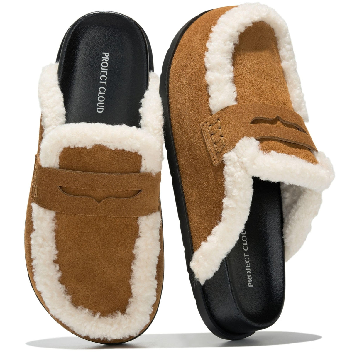 Project Cloud Women's | 100% Genuine Leather Clogs Slip-On Mules | Plush and Soft Insole | Arch Support | Lightweight | Non-Slip - Freyja