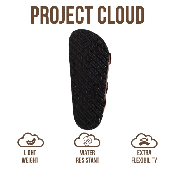 Project Cloud Women's | Genuine Leather Summer Sandals | Memory Foam Insole | Lightweight | Anti-Slip - Garda