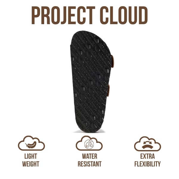 Project Cloud Women's | Genuine Leather Summer Sandals | Memory Foam Insole | Lightweight | Anti-Slip - Garda