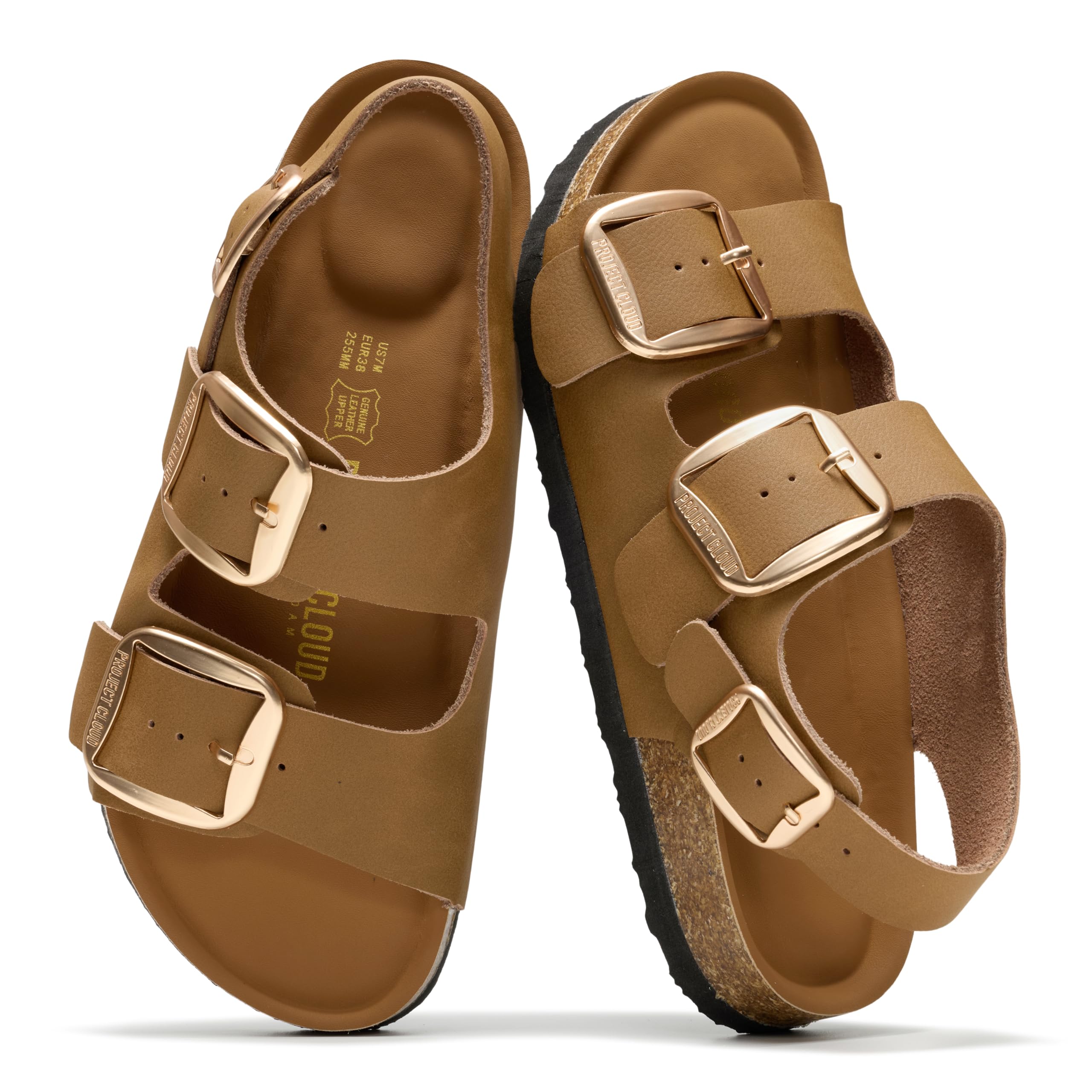 Project Cloud Women's | Genuine Leather Summer Sandals | Memory